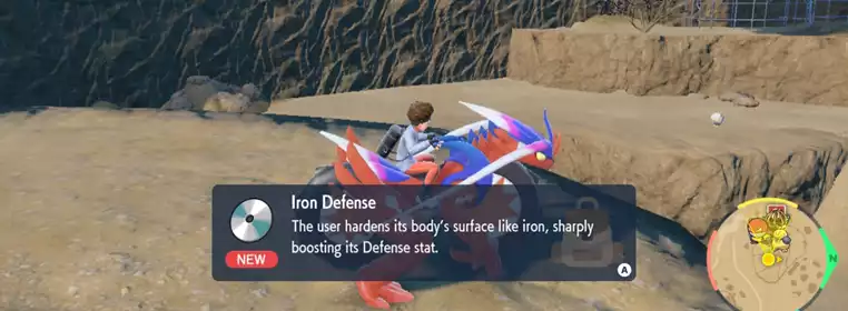 Pokemon Scarlet And Violet: Iron Defense TM Location