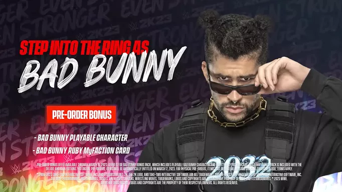 WWE 2K23 Release Date: Bad Bunny, who will feature in the game