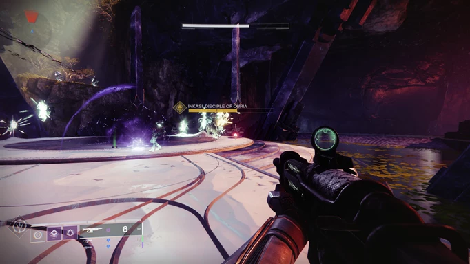 Destiny 2 Chamber of Starlight bug: the main chamber, filled with enemies