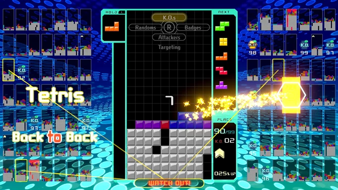 Tetris 99 is one of the best battle royale games.