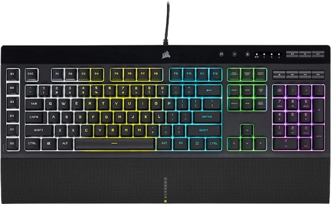 best corsair keyboard k55 rgb pro