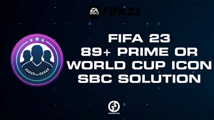 Fifa 23 89 Prime World Cup Icon Upgrade Sbc Solution