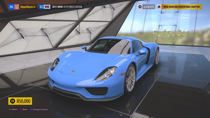 The Porsche 911 Spyder is one of the Forza Horizon 5 best drag cars.