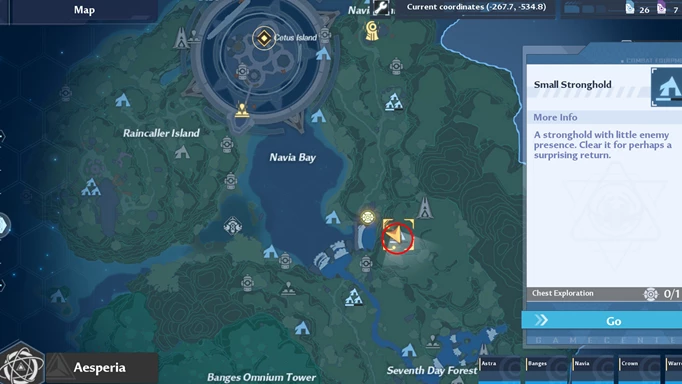 Lepus Constellation Location in Tower of Fantasy