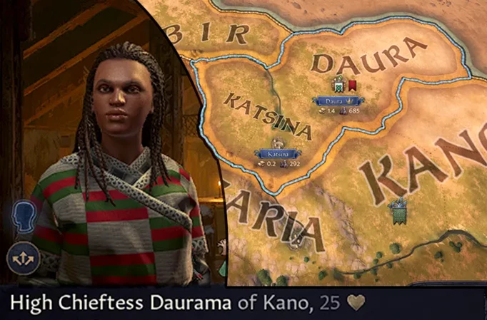 Crusader Kings 3 Best Start: High Chieftess Daurama of Kano