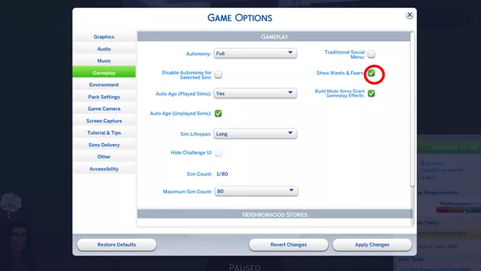 Wants and Fears mechanic added to The Sims