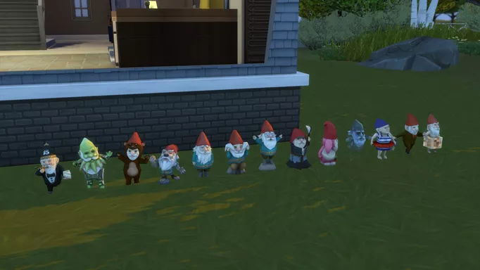 All gnome types in The Sims 4