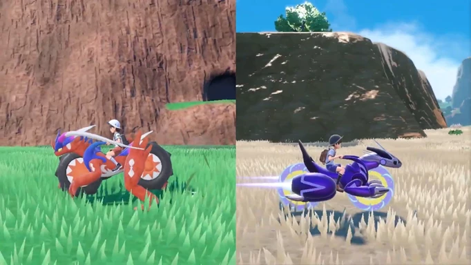 Pokemon Scarlet And Violet Reveals Its Legendaries Are Flying Motorbikes
