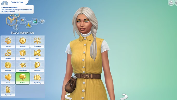 A Daisy sim for the Sims 4 Bloom Challenge