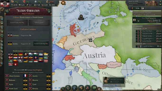 How To Form Germany In Victoria 3 after