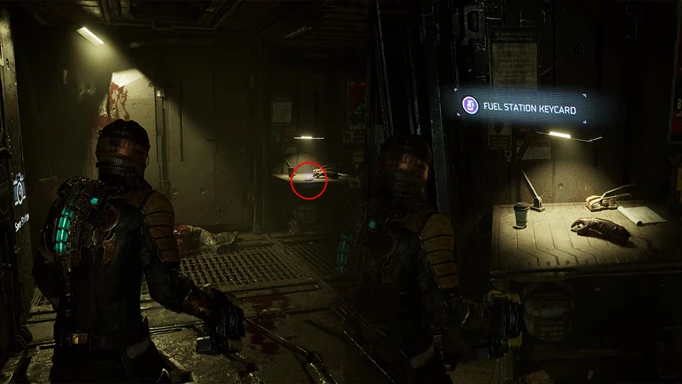 Dead Space Remake: Fuel Station Keycard Location
