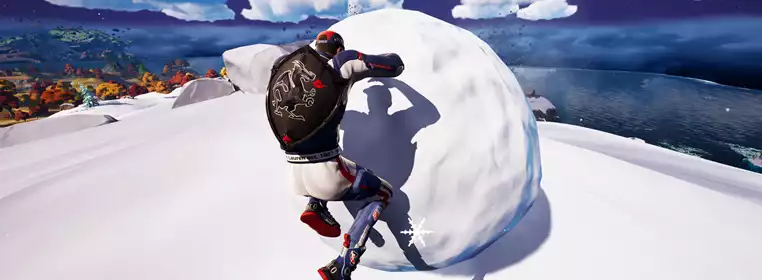 How To Hide In A Giant Snowball In Fortnite