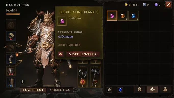 Diablo Immortal Gems Info