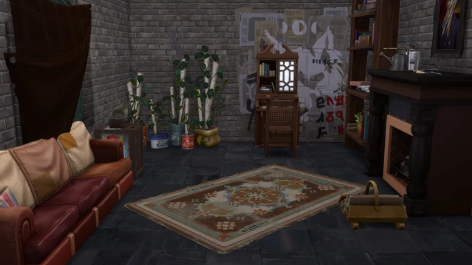 A sim's home in The Sims 4 Werewolves