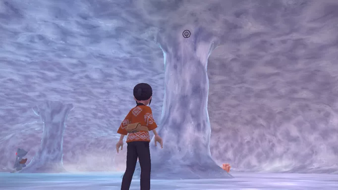 Pokemon Legends Arceus Unown Locations: O Unown in Ice Column Chamber